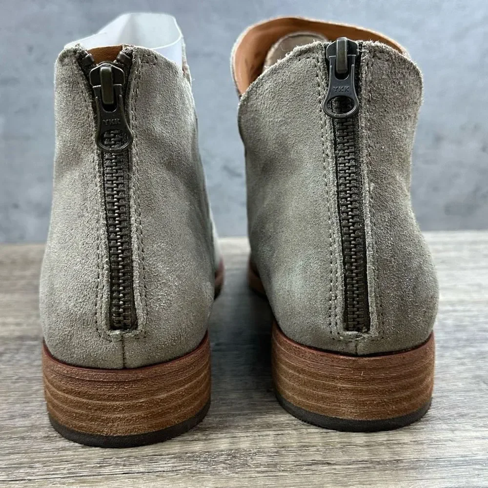 Kork-Ease~Women’s~Taupe Marmotta Suede “Ryder” Slip-On Ankle Bootie~Size 11M‎